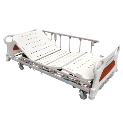 China Metal/ABS/steel/plastic Manual Crank Hospital Bed for sale