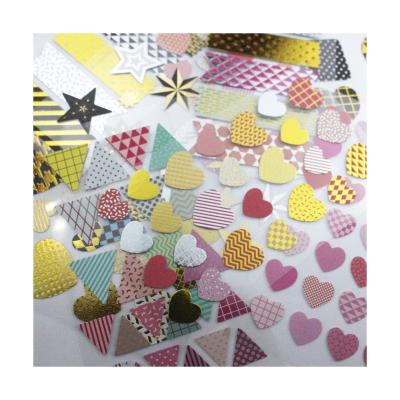 China Fashionable Custom Sticker Waterproof Paper Cut Sheet For Book Decoration for sale