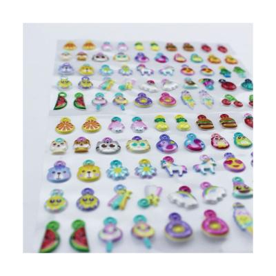 China DIY Free Sample PVC Waterproof Puffy Stickers For Kids for sale