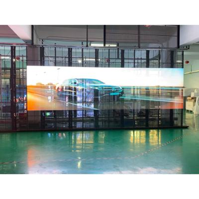 China Indoor Windows Shopping Mall Advertising Transparent HD LED Screen Display for sale