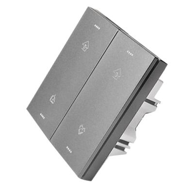 Κίνα Black Zigbee Smart Stage App Control+Voice European Wall Light Switch προς πώληση