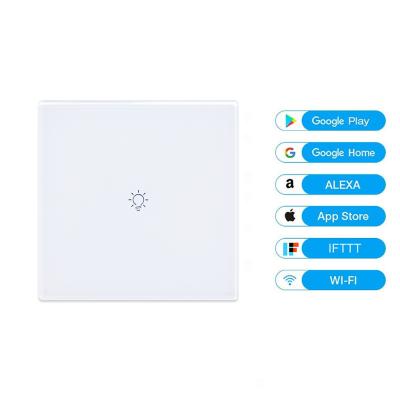 China Universal 8 Band App Control+Voice 1/2/3 Universal 8 Band Factory Direct Selling Wall Light Touch Switch Eu Smart Home Wifi Led Panel Control Smart Switch Te koop