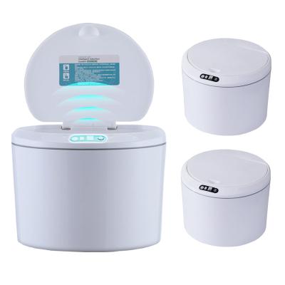 China Round Electronic 3L 0.6KG Electric Kitchen Garbage Can for sale