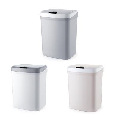 China CE Plastic 1.3KG 25UA Touchless Kitchen Trash Can for sale