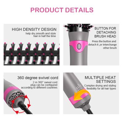 China Multifunctional 900W Blow Dryer Brush 5 heads Interchangeable for sale