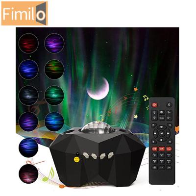 China Modern galaxies projector lamp with built-in music speaker and remote control for sale