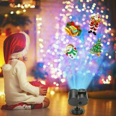 China Custom Waterproof IP65 Projector Light Double-tube Water Pattern Christmas Light with Outdoor and UK/EU/US/AU are Available for sale