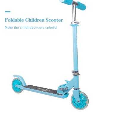 China Children's Adjustable Kick Scooter Folding Skateboard 2 Wheels Kids Scooter Exercise Toys Scooter Gift for sale