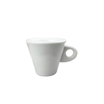 China Sustainable Perfect For A Home Coffee Machine High-Quality 3oz Hand-Painted Espresso Cup With Saucer for sale