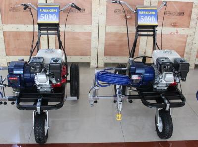 China Hand-Push Airless Spray Road Parking Lot Striping Machine With Honda Engine for sale