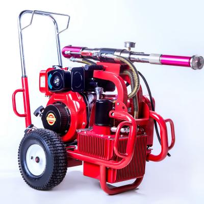 China Diesel Engine Electric Paint Sprayer Airless Sprayer Piston Pump 250 Bar 13.5 Lpm for sale