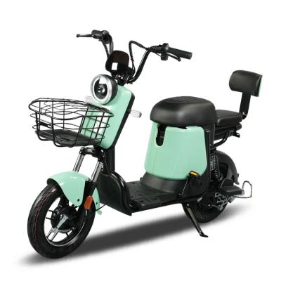 China Hot Sale 2 Wheels Electric City Moped Unisex Battery Bike Electric Moped Bike for sale