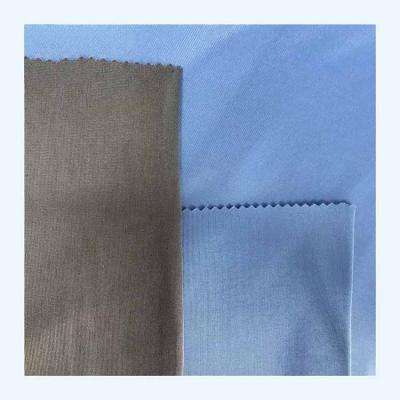 China Waterproof Customized Stretch Anti Static Polyester Fabric 100% Solid Knit Fabric for sale