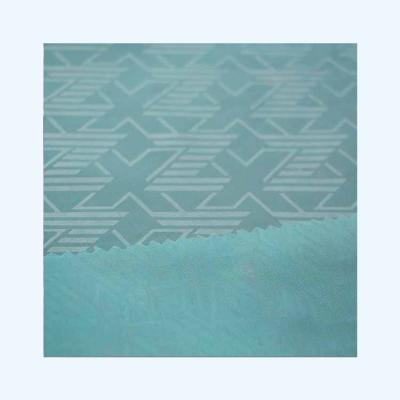 China Fire Retardant High Quality Material Embossed Polyester Taffeta Fabric For Curtain for sale