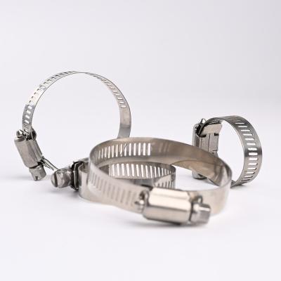 China Anticorrosive High Quality 14-27 18-32 21-38 21-44 27-51 33-57 40-63 46-70 Stainless Steel 304 For American Hose Clamps for sale