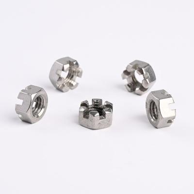 China Anticorrosive Factory Direct Anticorrosive Antirust GB6181 Stainless Steel 304 Slotted Nut for sale