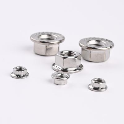 China Anticorrosive Factory Directly China Cheap Spiked Lug Nuts DIN6923 Stainless Steel 304 Hexagon Flange Nut for sale