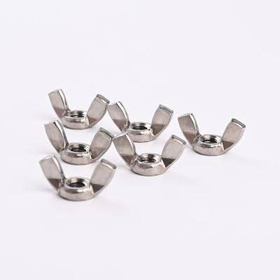 China Anticorrosive Factory Hot Sales Modern Design Ground Fasteners Nuts DIN315Af Stainless Steel 304 Wing Nut for sale