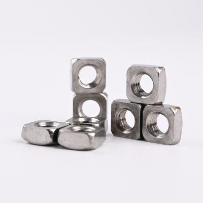 China Anticorrosive Low Price Good Quality Axle Nut Din557 Stainless Steel 304 Square Nut For Furniture Decoration for sale