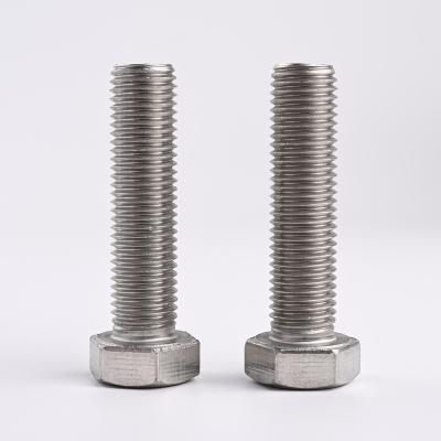 China Anticorrosive Factory Supply Hot Sales New Product New Fast Delivery DIN933 STainless Steel 304 316 Hexagon Bolt for sale