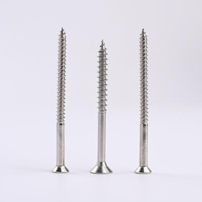 China Anticorrosive Manufacturer wholesale DIN7998 DIN7995 stainless steel 304 316 cross wood screw slotted wood screw for sale