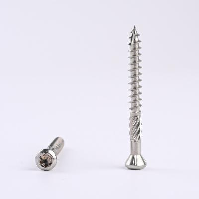 China Anticorrosive Customized professional adjustable concrete screw stainless steel 304 316 torx wood thread flexible screw for sale