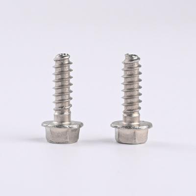 China Anticorrosive New product Factory Supplier stainless steel 304 316 hexagon cross flat tail self tapping screw for sale