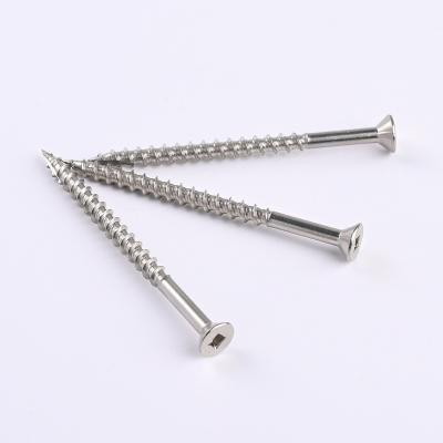 China Anticorrosive Factory Directly China cheap ANSI/ASME stainless steel 304 316 countersunk square hole wood self tapping screw for sale