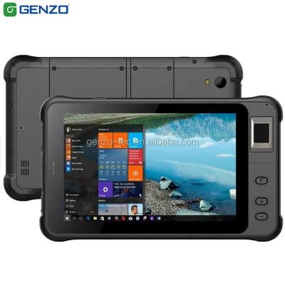 China Waterproof 7 Inch 1000 Nits Multi Function NFC Fingerprint Rugged Biometric Tablet Device With Windows OS for sale