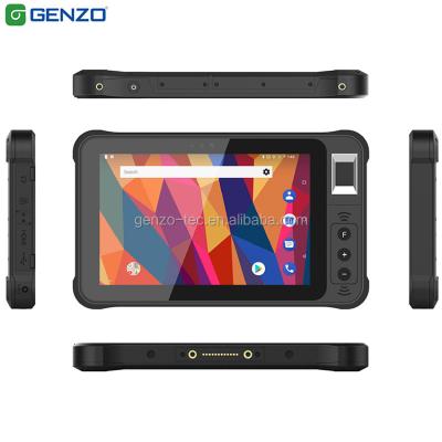 China Cheapest 7inch HD Waterproof Touch Screen Tablet Support 7500mAh Battery Support NFC Industrial UHF Fingerprint IP67 Rugged Tablet for sale