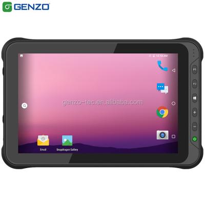 China Waterproof 10 Inch 700 Nits Sunlight Readable Qualcomm Android 9 Industrial Rugged Tablet 4+64 With UHF RFID Reader for sale