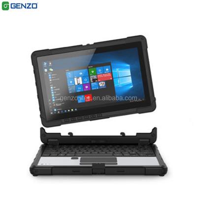 China Cheapest 11.6 inch fully rugged waterproof gaming laptop, laptop with barcode scanner 2d fingerprint and rfid reader for sale