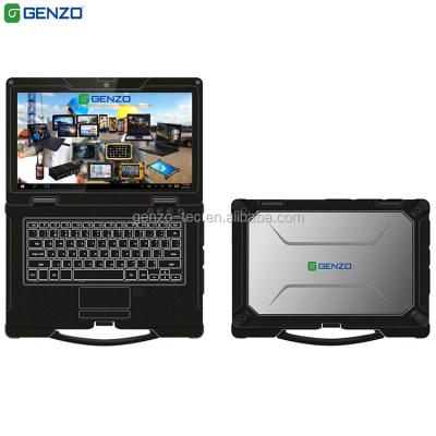 China Fingerprint Recognition Factory 14 Inch 8G+128G Fully Rugged Tablet Laptop,Cheapest Laptop With Barcode Fingerprint Scanner for sale