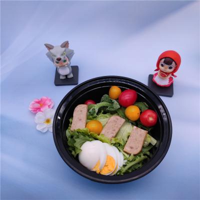 China Minimalist Disposable Food Containers Wholesale To Go Lunch Box Packing Food Round Plastic Containers for sale