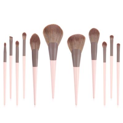 China Angular Blush Goat Hair Makeup Brush Set Double Sided Private Label Pac Makeup Brushes Makeup Brush for sale