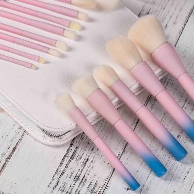 China Angular Blush 14Pcs Fashion Makeup Brush Set Beauty Makeup Tool Kits for sale