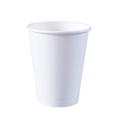 China Disposable High Quality Custom Printed Logo Disposable 12 oz 8 oz Single Wall Take Away Bulk Paper Cup For Coffee for sale