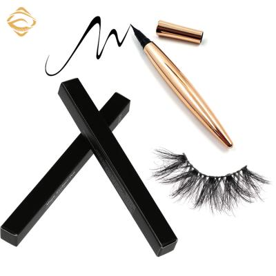 China Black Waterproof Wholesale Magnetic Pencil Private Label Eyeliner Liquid Glue Pen Eyelash Liner for sale