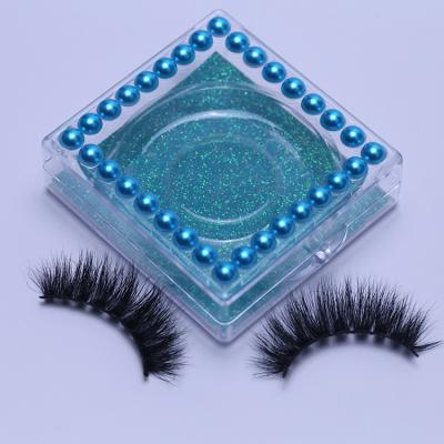 China Private Label Natural Mink Eyelashes 3d Mink Lashes Full Strip Lashes 25mm Mink Fur Black Cotton Band natural hand made black 3 pairs for sale