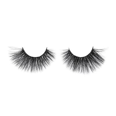 China Natural Soft Wholesale Individual 3D Eyelashes Mink Lashes 100% Real Mink Fur Eyelashes for sale