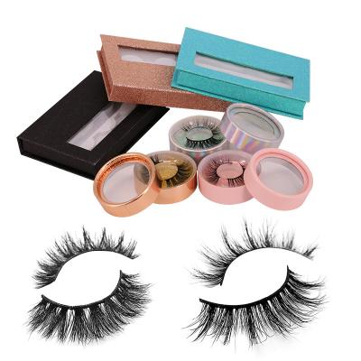 China Natural Soft Natural Looking Siberian Mink Eyelash Strip 3d Thicker Lashes 25mm for sale