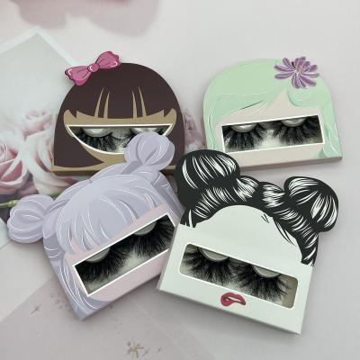 China Natural Luxury Soft 100% Real Mink Fur Eyelashes With Private Design Custom Packaging for sale