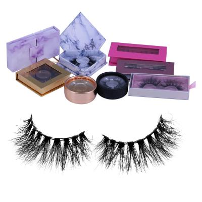 China Wholesale Natural Soft Lashes Private Label Mink 25mm 3d Mink Eyelashes for sale