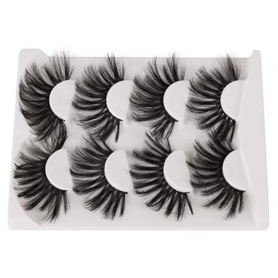 China Handmade Wholesale Cruelty Free False Eyelashes 6D Vegan Natural Soft 100% Synthetic Mink Eyelash Whip Silk 3D Eyelash for sale