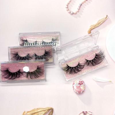 China 3D Faux Mink False Eyelashes Natural Fluffy Fur Mink Lashes Natural Look Natural Soft Handmade Stripe Black Fur Mink Lashes for sale