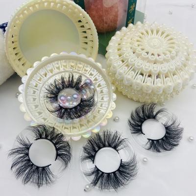 China Wholesale 25mm Mink Natural Soft Lashes Private Label Wholesale 25mm Mink Lashes Box Custom Mink Eyelash for sale