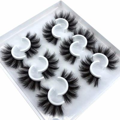 China Custom synthetic eyelash machine made wholesale natural soft false eyelashes and whip hot sale in Amazon for sale