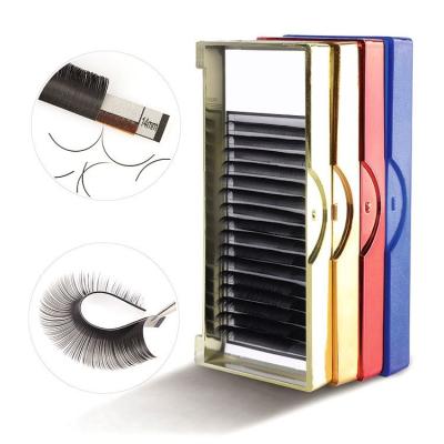 China Korea Synthetic Hair's Classic 0.15/0.18 Mink Synthetic Fiber PBT Different Delicate Eyelash Extensions and Premium Silk Retail for sale