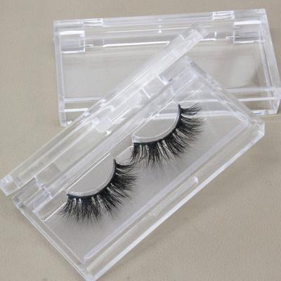 China Wholesale 3D Effect High Quality Synthetic High Quality Silk False Eyelash With Private Label Eyelash Packaging for sale