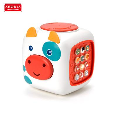 China ZHORYA Polyhedral Pet Educational Cute Baby Sow Educational Toys With Music for sale